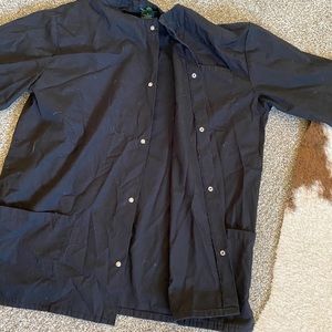 Black Nuring Jacket with Snaps Small